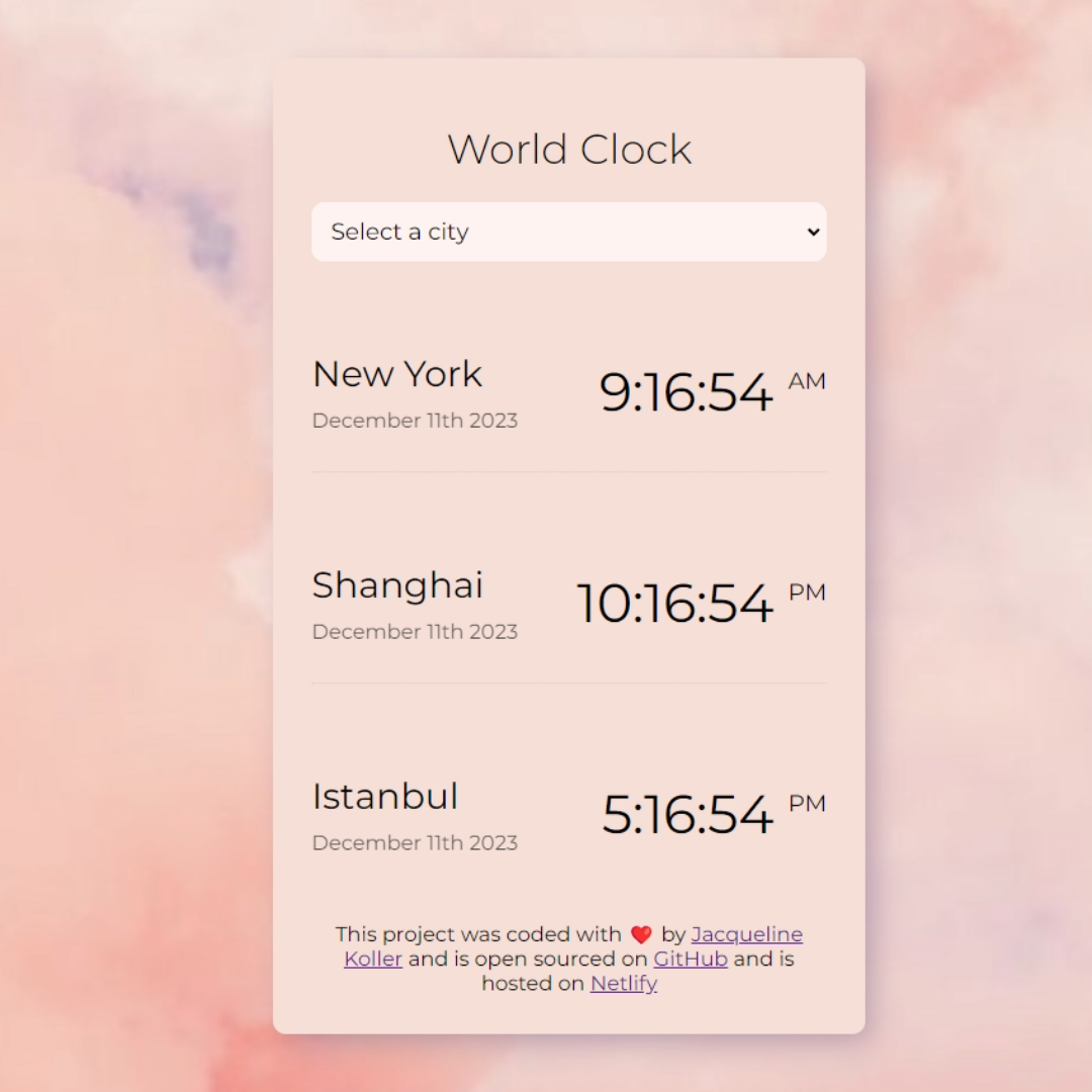 World Clock